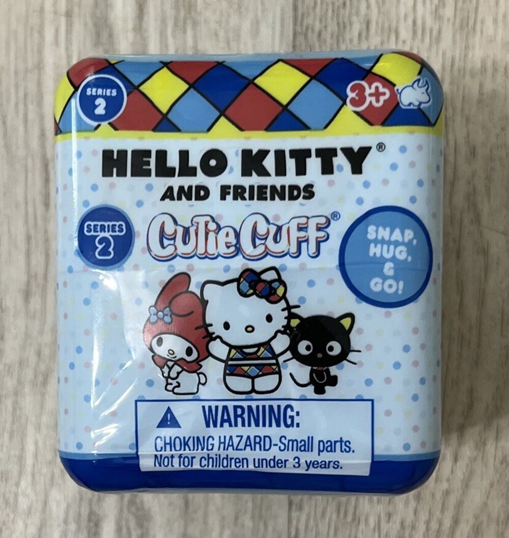 New Hello Kitty And Friends Cutie Cuff Slap Band Bracelet Series 2 Unopened